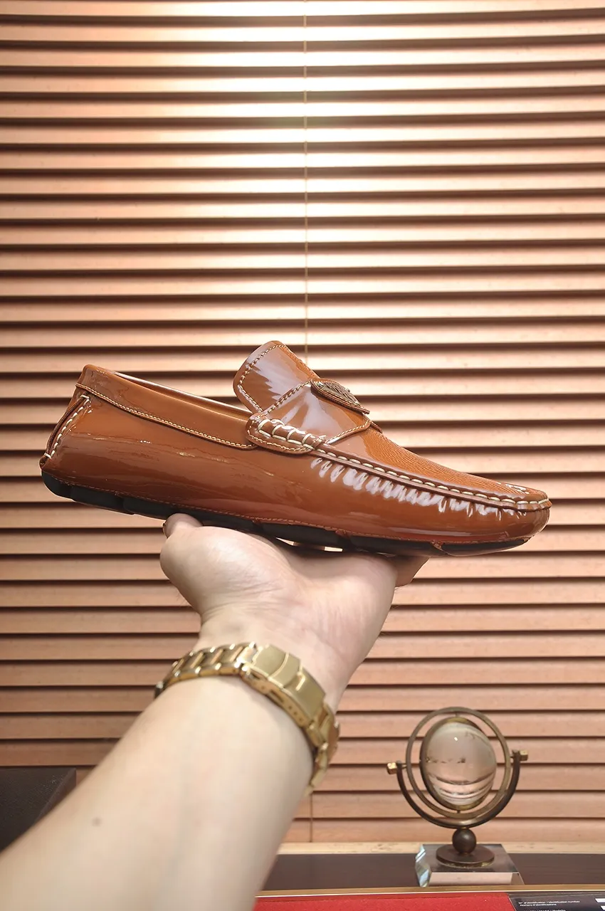 Men's Men's Shoes💰420💶【PRADA】 (High-end Niuli) New 🍀PRADA - Prada Doudou Shoes! Made of imported original cowhide, the inner top layer is comfortable cowhide lining! Original wear-resistant rubber outsole! High quality products! Code number 38-45 (45 customized)